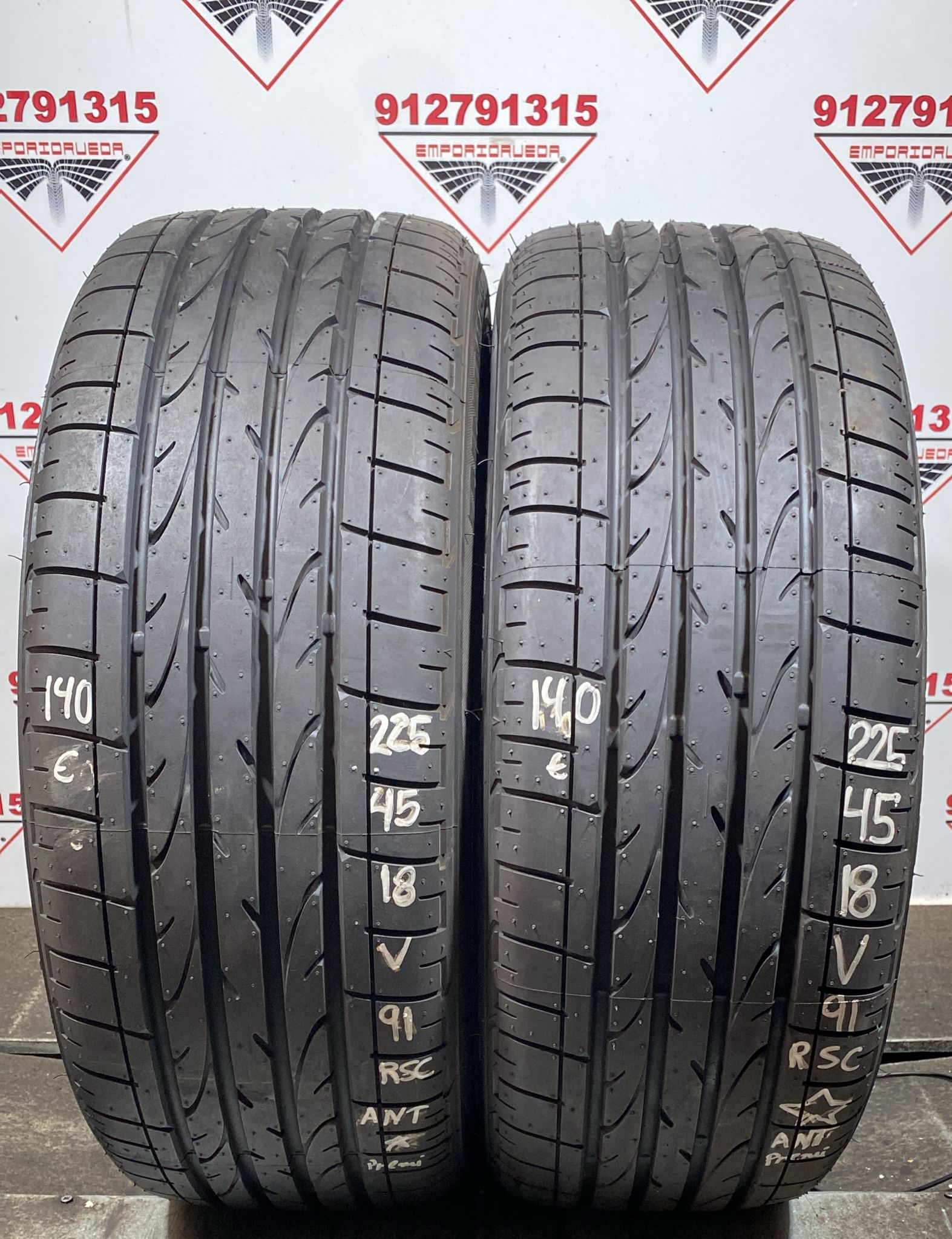 BRIDGESTONE DUELER USADO PREMIUM RSC 225/45 R18 91 V